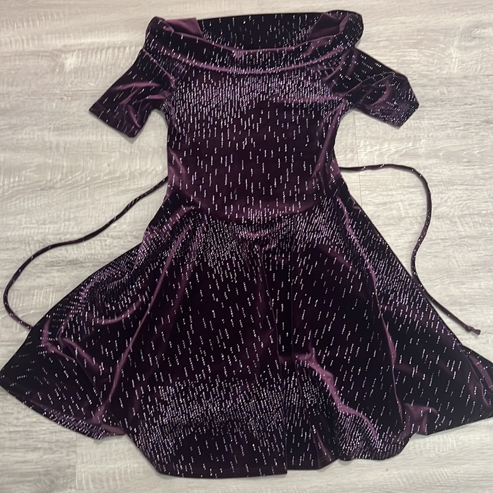 Girls Purple Formal Dress